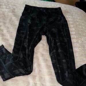 Danskin, medium, black, camo leggings